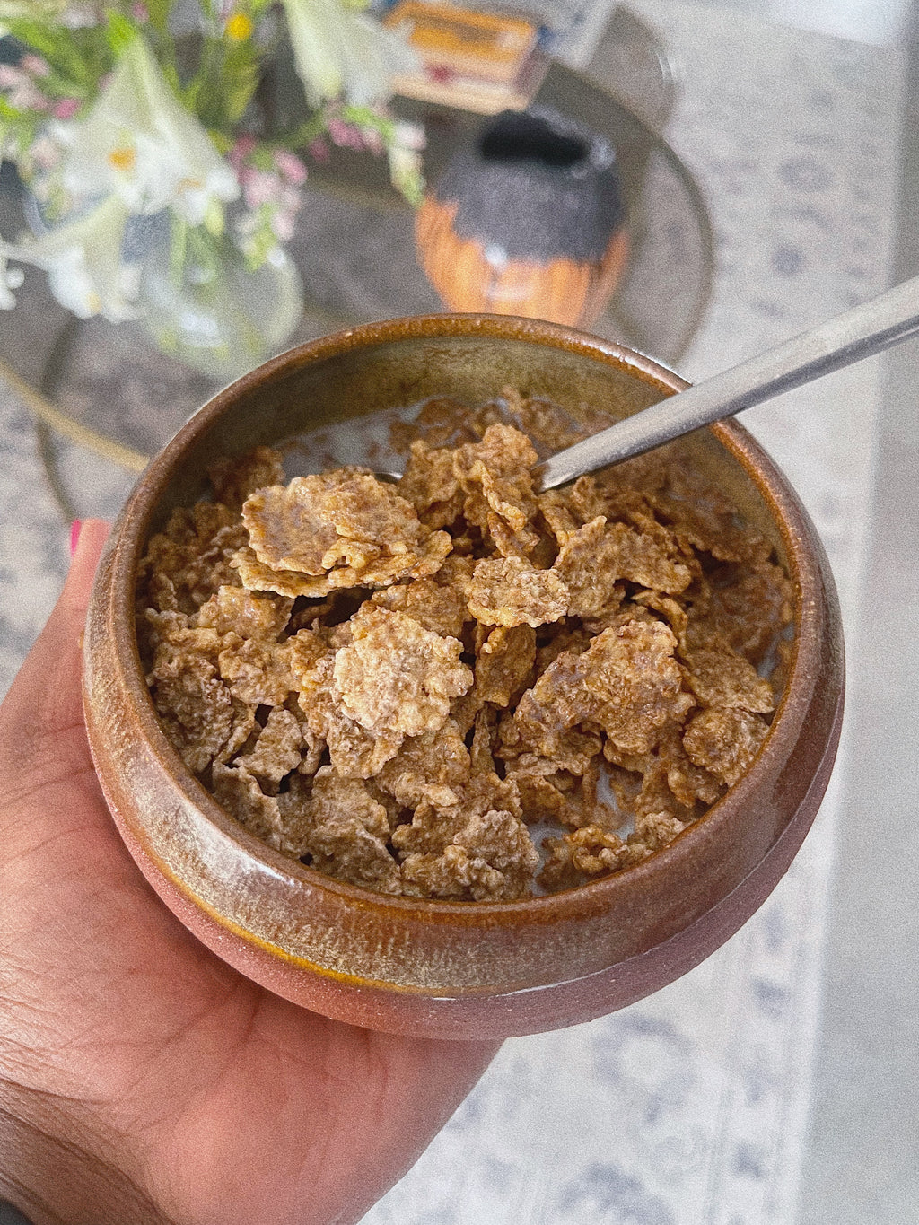 Green Star Terracotta Dessert Bowl