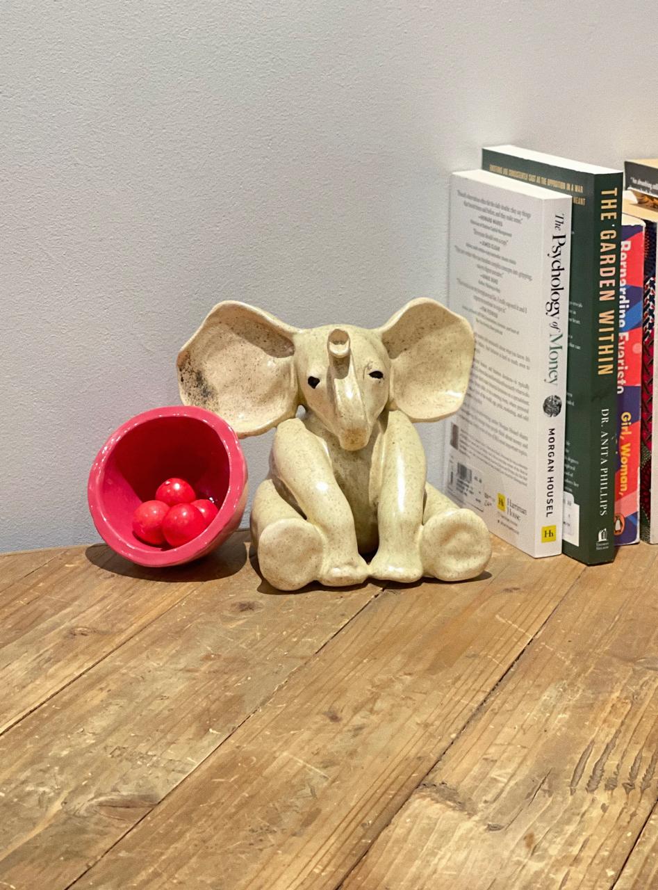 Sitting Baby Elephant