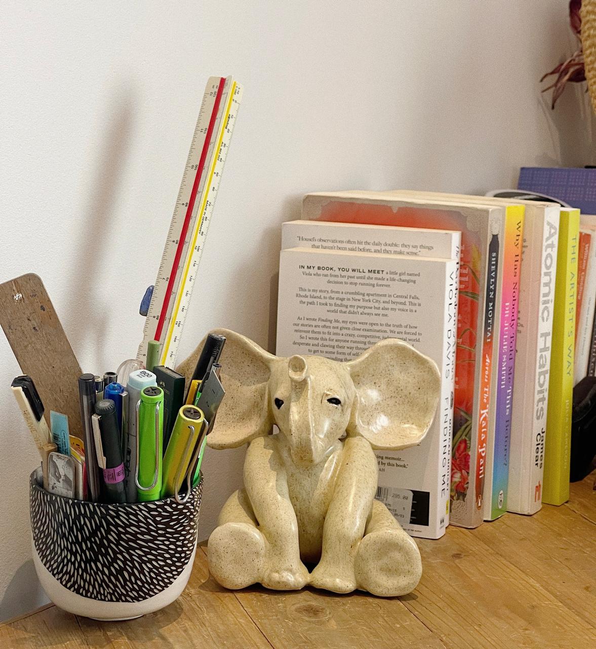 Sitting Baby Elephant