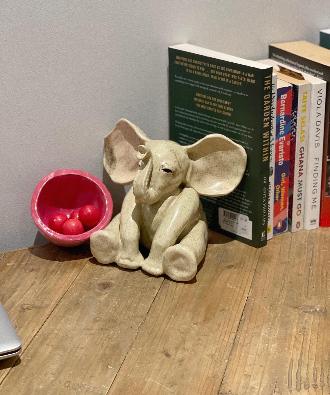 Sitting Baby Elephant